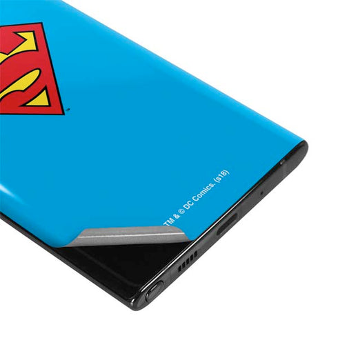 DC Comics Superman Official Logo Galaxy Note 10 Skin